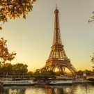 Sunshine at Eiffel tower
