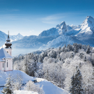 Winter wonderland in the German Alps