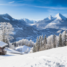 Winter wonderland in the Alps