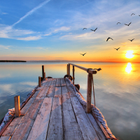Jetty at Sunset