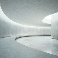 Grey concrete wall
