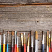 Artistic Paint brushes