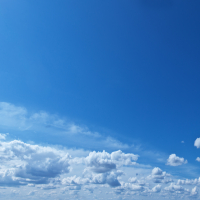 Blue sky with clouds