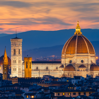 Twilight at Duomo Florence