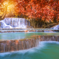 The Tat Kuang Si Waterfalls