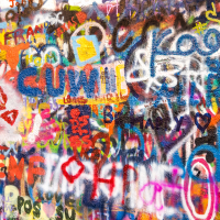 Graffiti wall