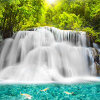 Huai Mae Kamin Waterfall