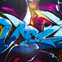 Street art graffiti