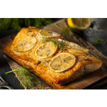 Homemade Grilled Salmon on a Cedar Plank