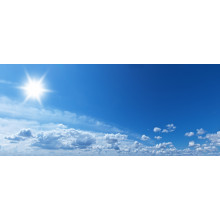 Blue sky with clouds