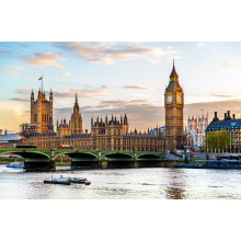 The Palace of Westminster in London 