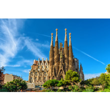 Sagrada Familia cathedral in Barcelona