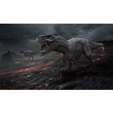 Extinction of the dinosaurs.