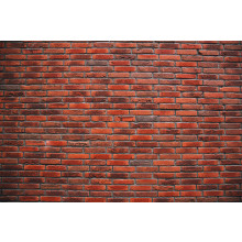 Old red brick wall.