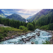 The Krimmler Ache river
