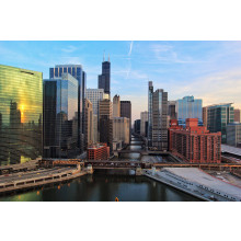 Chicago River from above
