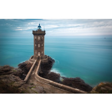 Lighthouse at Atlantic coast in France