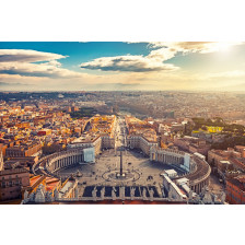 Saint Peter's Square in Vatican 