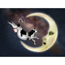 Cow Jumping Over the Moon