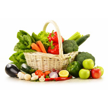 Basket of vegetables