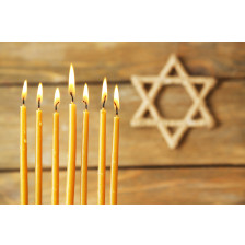 Hanukkah candle