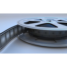 Retro reel film movie.