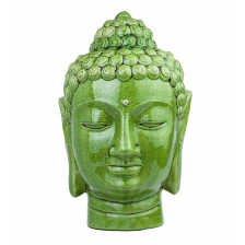 Buddha head green