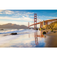 Golden Gate Bridge at sunset