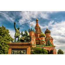 St. Basil`s Cathedral in Moscow