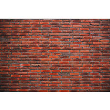 Old red brick wall.