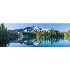 Calm waters of lake