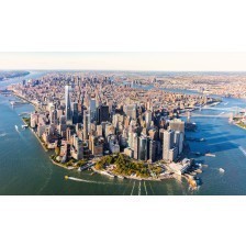 Aerial view of lower Manhattan 