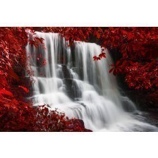 Red waterfall