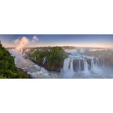 Panoramic of Iguacu Falls