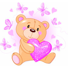 Teddy Bear with love heart