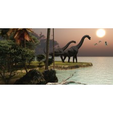 Brachiosaurus Sunset