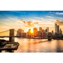 Sunset over Lower Manhattan