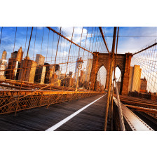 Sunshine over Brooklyn Bridge 