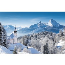 Winter wonderland in the German Alps