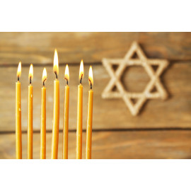 Hanukkah candle