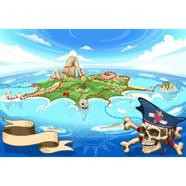 Pirate Cove Island - Treasure Map