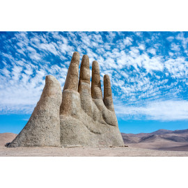 Hand Sculpture, the symbol of Atacama Desert