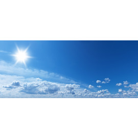 Blue sky with clouds