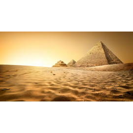 Pyramids in sand