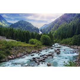 The Krimmler Ache river