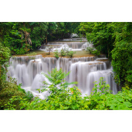 Beautiful waterfall in deep forest