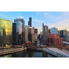 Chicago River from above