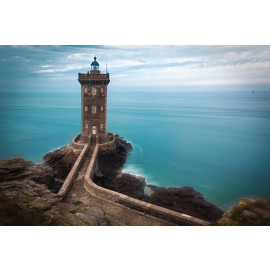 Lighthouse at Atlantic coast in France