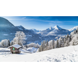 Winter wonderland in the Alps