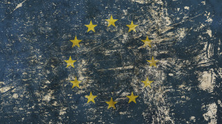 Vintage faded European Union 